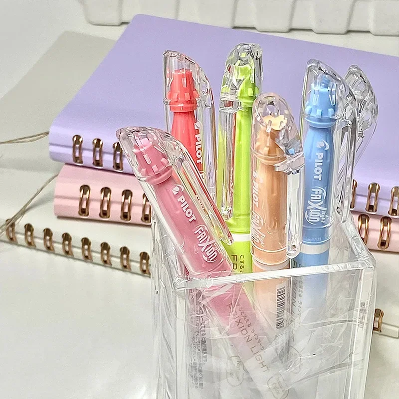 Cute stationery Japanese natural color erasable highlighter double friction temperature control ink graffiti painting pen