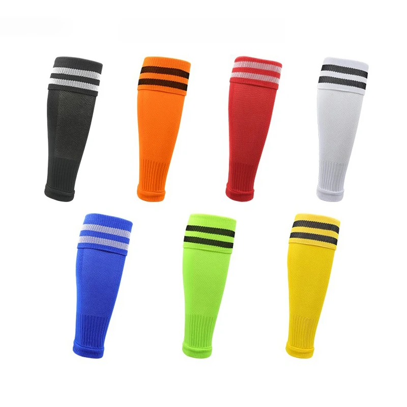 1 Pair Adults Leg Warmers Shin Guard Calf Sock Over Knee Men Women Sports Compression Kids Elastic Leg Cover Training Socks