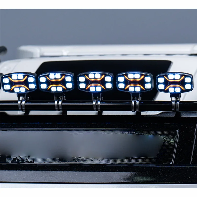 Lampa dachowa LED 5V w skali 1:14, symulacja reflektora do ciężarówek RC Tamiya SCANIA 770S R620 VOLVO BENZ Arocs MAN TGX, akcesoria samochodowe