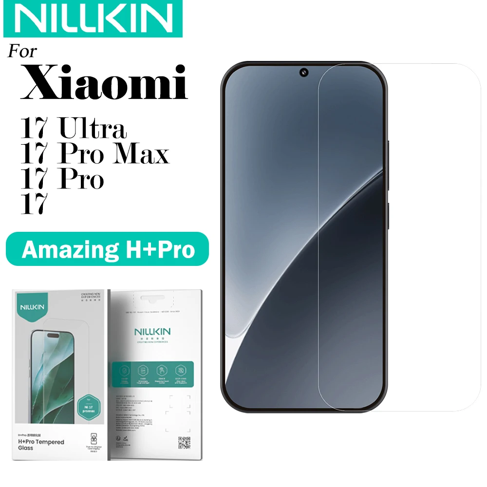 NILLKIN Für Xiaomi 17 Pro Max 17 Ultra Mi 17Pro H + Pro Serie Displayschutzfolie aus gehärtetem Glas 9H Anti-Explosions-Displayschutzfolie