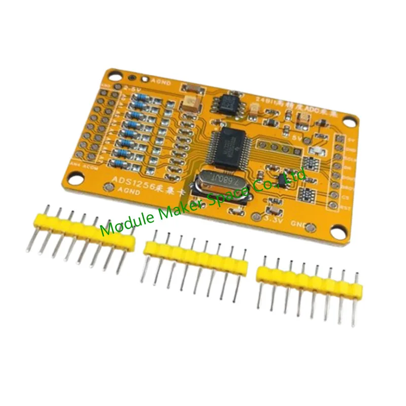 Модернизированная версия ADS1256 24-битный АЦП, 8-канальный АЦП, высокоточный сбор данных АЦП