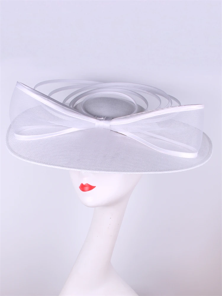 Bride Pillbox Red Fascinator Hat Femme Wedding Chapeau Women Formal Event Tea Millinery Cap Feather Royal Ascot Race Headpiece