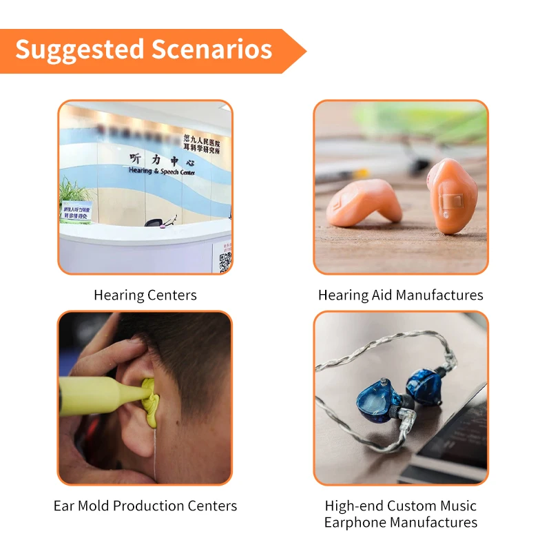 Conveniente e leve de alta qualidade razoável Tingoton GoToScan 3D Ear Sample Scanner