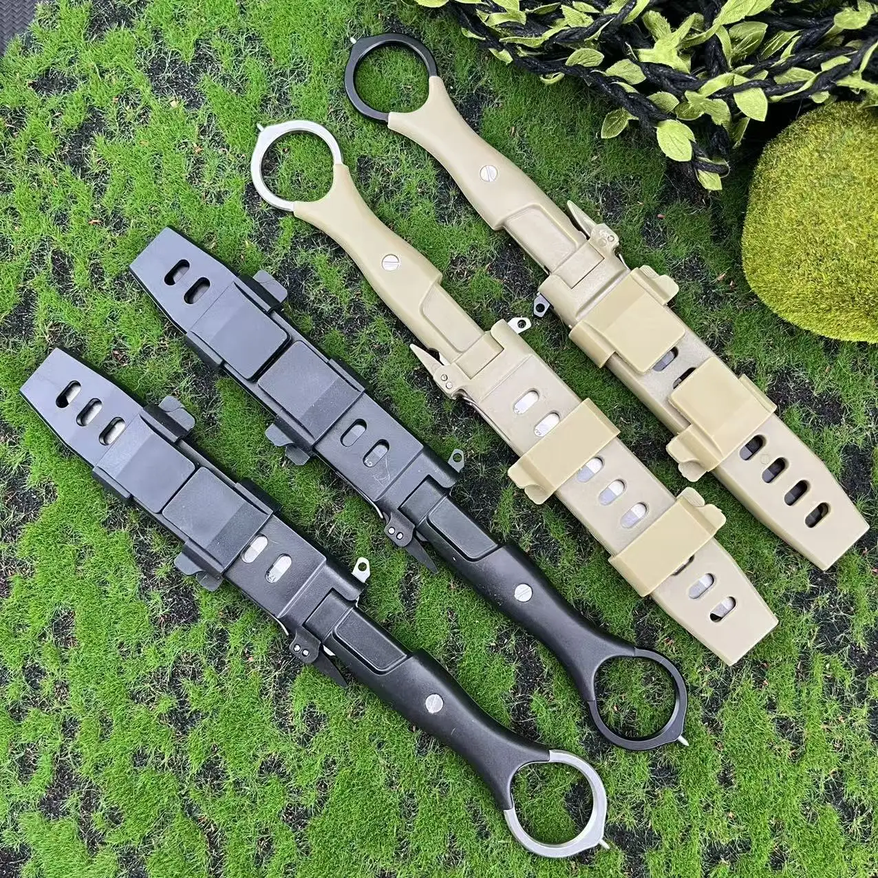 High Hardness 8Cr13Mov Blade Outdoor Camping EDC Multifunctional Straight Knife Nylon Handle Wilderness Climbing Fishing Knives - view 6
