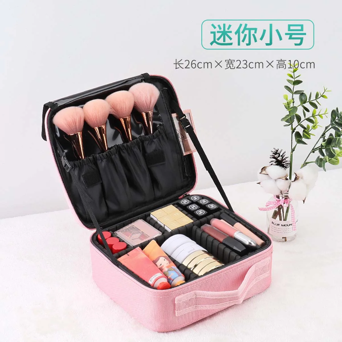 

Adjustable Dividers Profession Cosmetic Bags For Women Hot-selling Travel Makeup Case New Large Capacity Tattoo Nail Portable