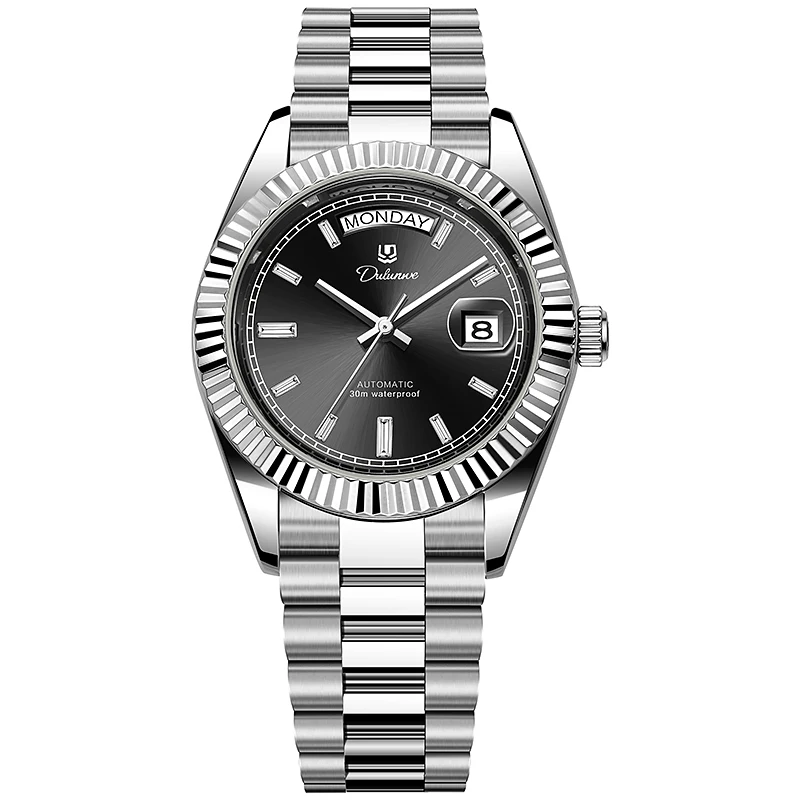 Dulunwe 2025 New Luxury Brand Datejusts Watch Classic Movement Mechanical Men'S Automatic Men'S Gift 6075