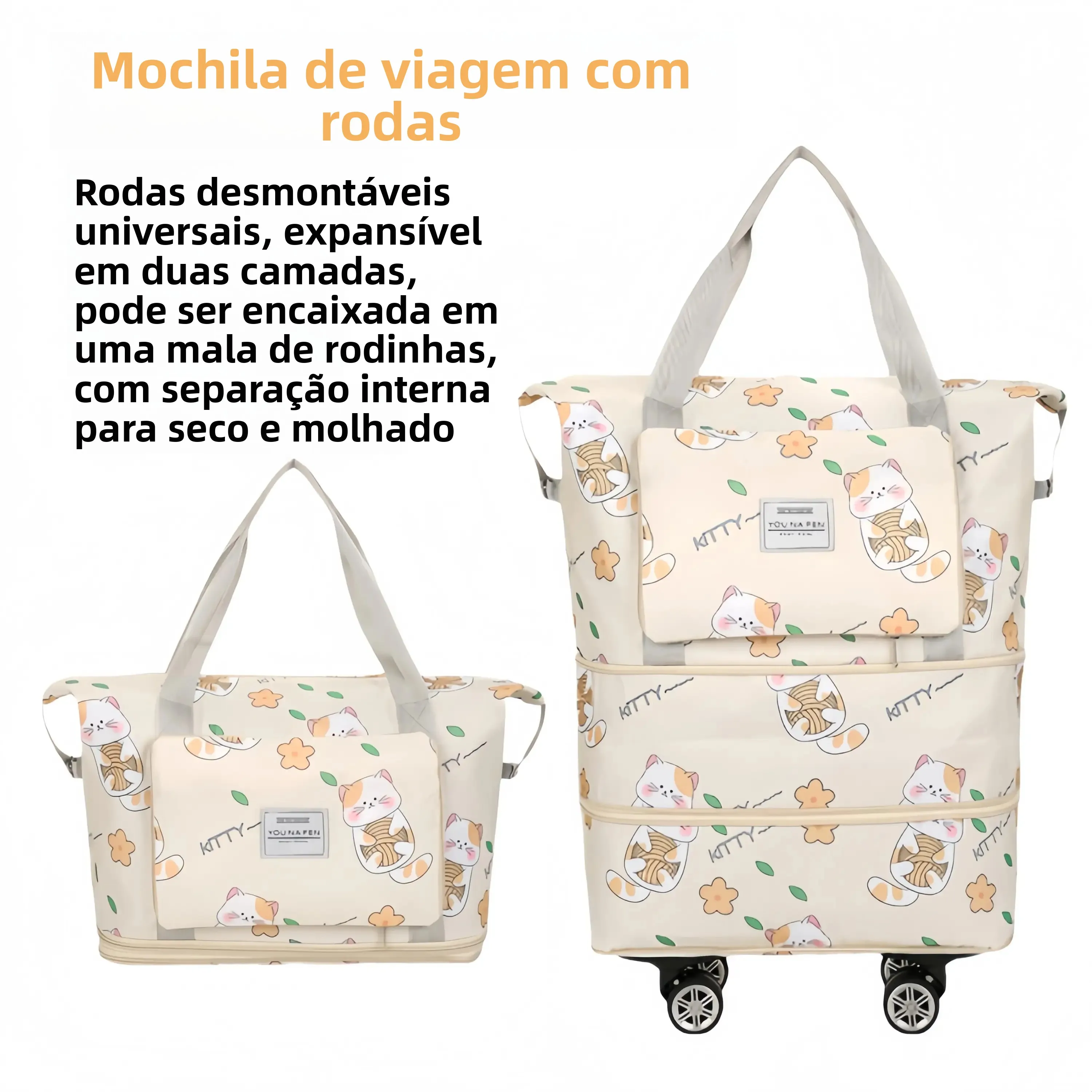 high-quality-travel-bag-women's-large-capacity-luggage-bag-clothing-storage-bag-expandable-travel-bag-cartoon-print-oxford-cloth