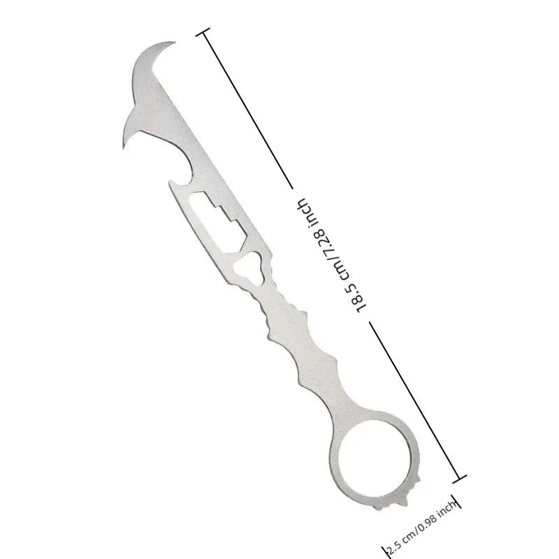 Car Tire Rock Remover Wrench For Motor Bike Wheel Outdoor 6 In 1 Car Tire Stone Remover Hook Multifun Auto Tyre Rock Picker