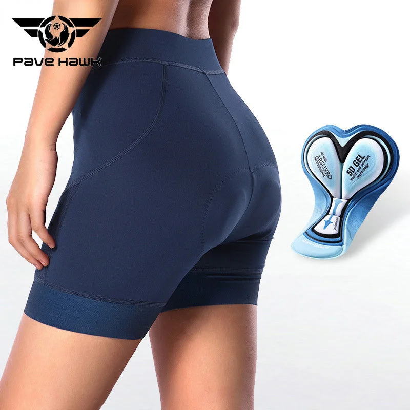 Outdoor Biker Shorts Women Quick Dry Thickened Silicone Sponge Cushion Shock-absorbing Cycling Breathable Sports Fitness