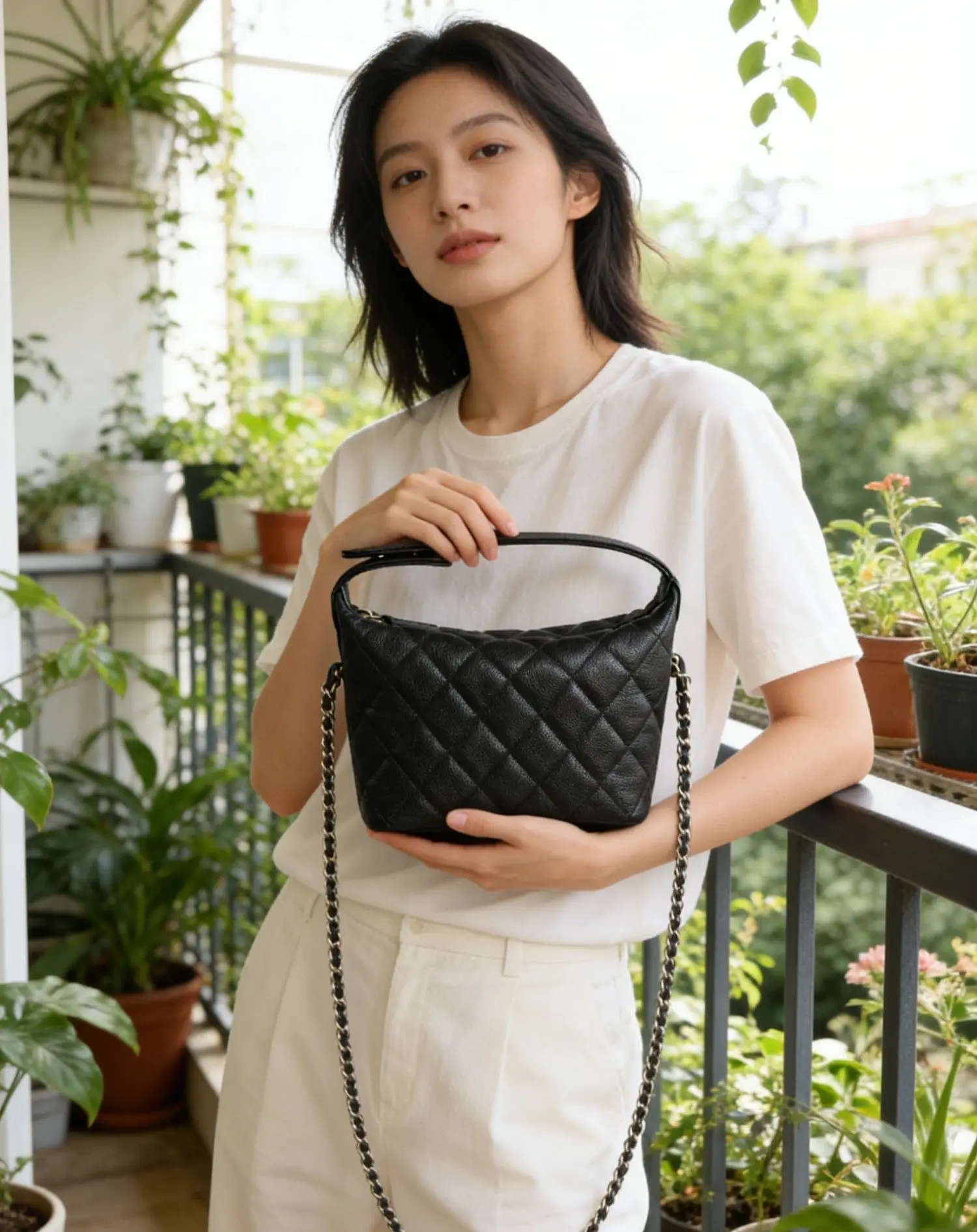 

Crossbody Handbag Women's Small Handle Bag Simple Casual Sle Leather Handbag shoulder Bag for Daily Use