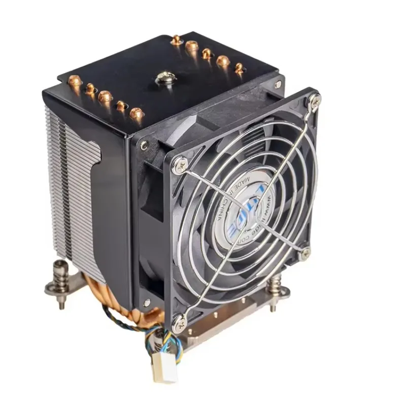 

4U Active CPU Cooler Aluminum Base Fins 5 Copper Tubes Intel 115X/1700/2011 for AMD AM4/AM5 Compatible 4PIN PWM for Home