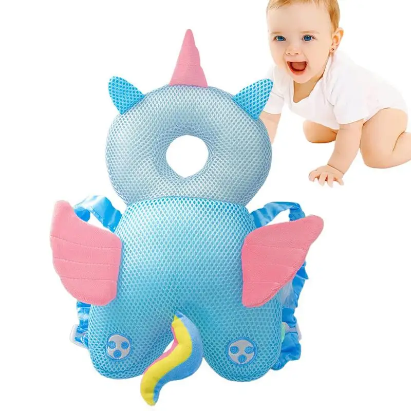 

Newborn Headrest Security Pillows Backpack Toddler Baby Head Fall Protection Pad Cushion Cartoon Soft Security Pillows Backpack