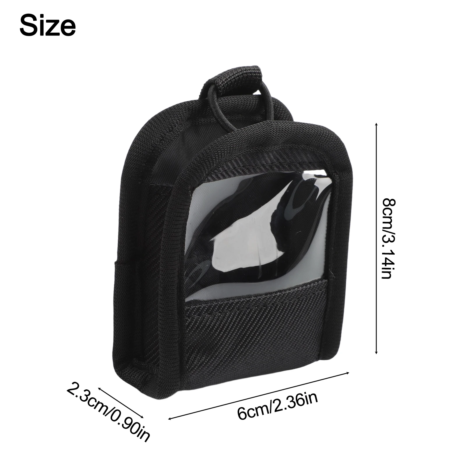 Bolsa transmissora bodypack sem fio com fixação segura com antena aberta projetada para fácil monitoramento durante a performance