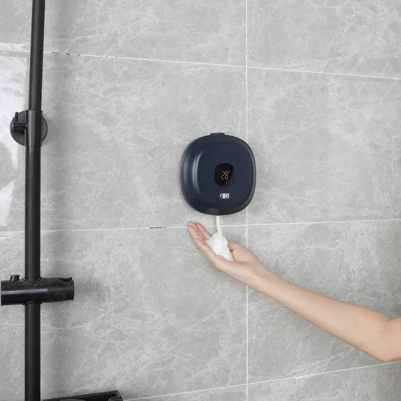 Wall-mounted Touchless Foam Soap Dispenser, indução automática, máquina de desinfetante para hotel e casa, novo