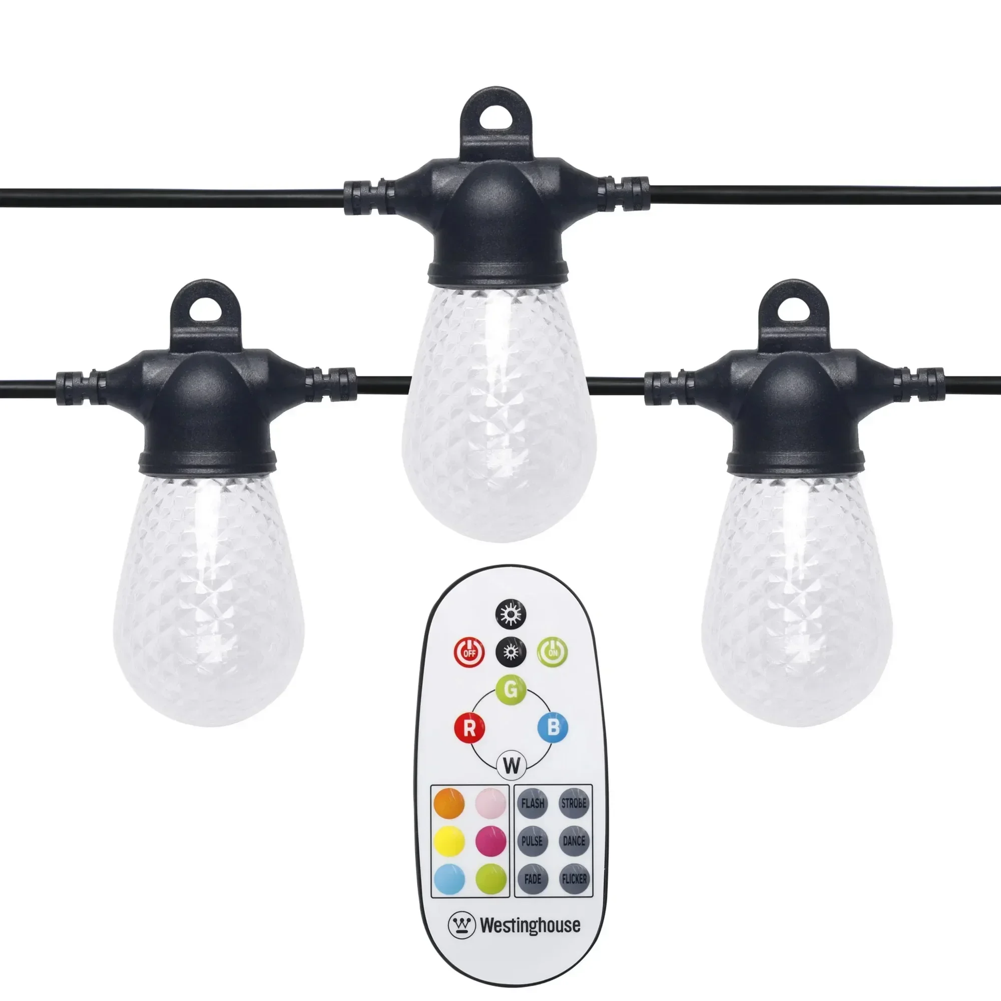 

48' Color Change Solar String Lights with Remote