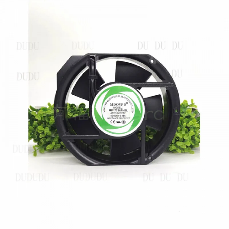 

D D 1 PCS for MDOVPD FAN MD1725A1HBL 110V 0.48A 17251 17CM cooling fan Aluminum frame #
