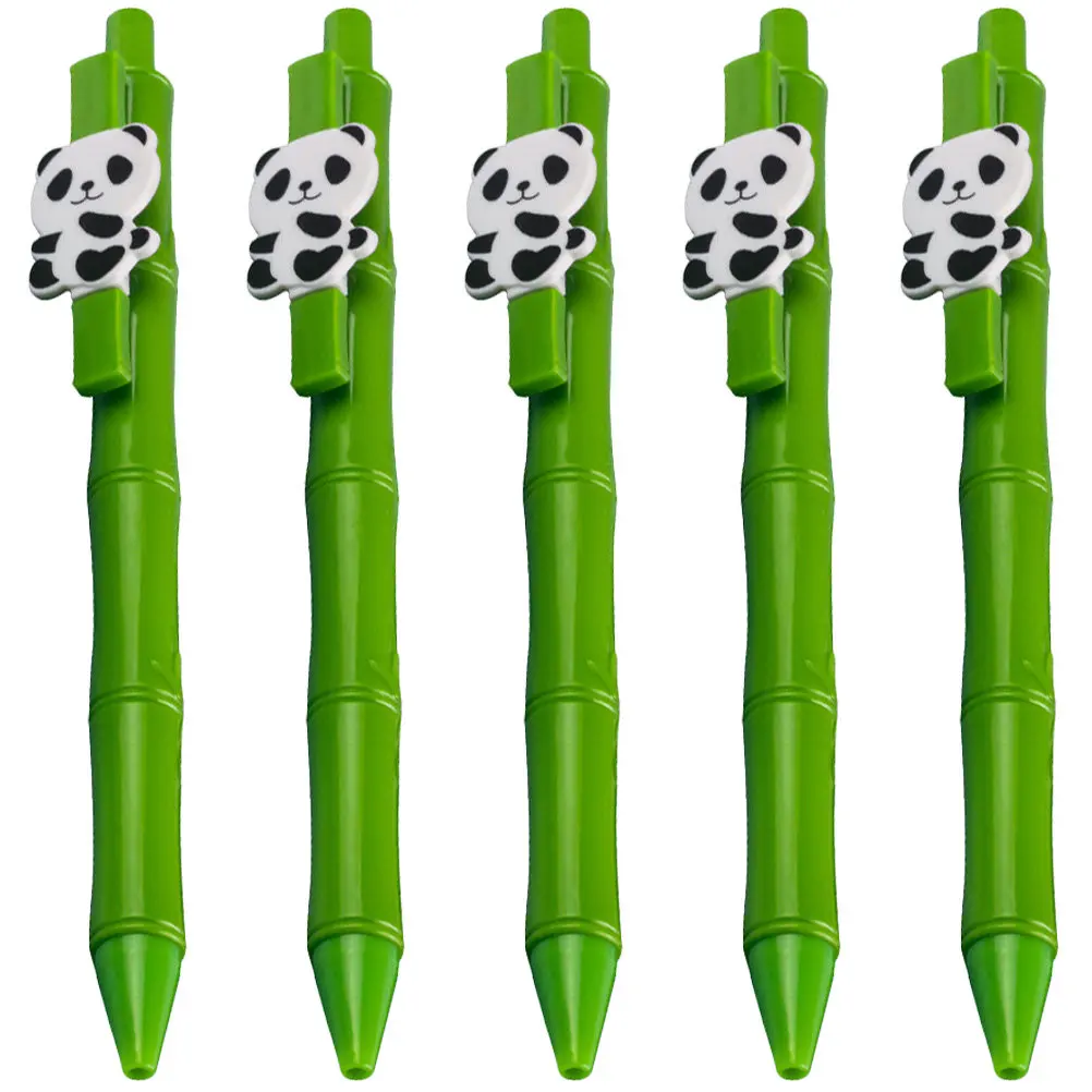 

Набор из 5 гелевых ручек «Панда» с удобным захватом для студентов, детей, офиса и школы, портативные чернильные ручки