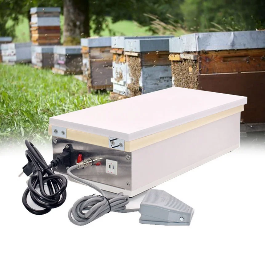 Electric Wire Embedder Heating Tool 12V 60W for Beeswax Foundation Beehive Frame Assembly
