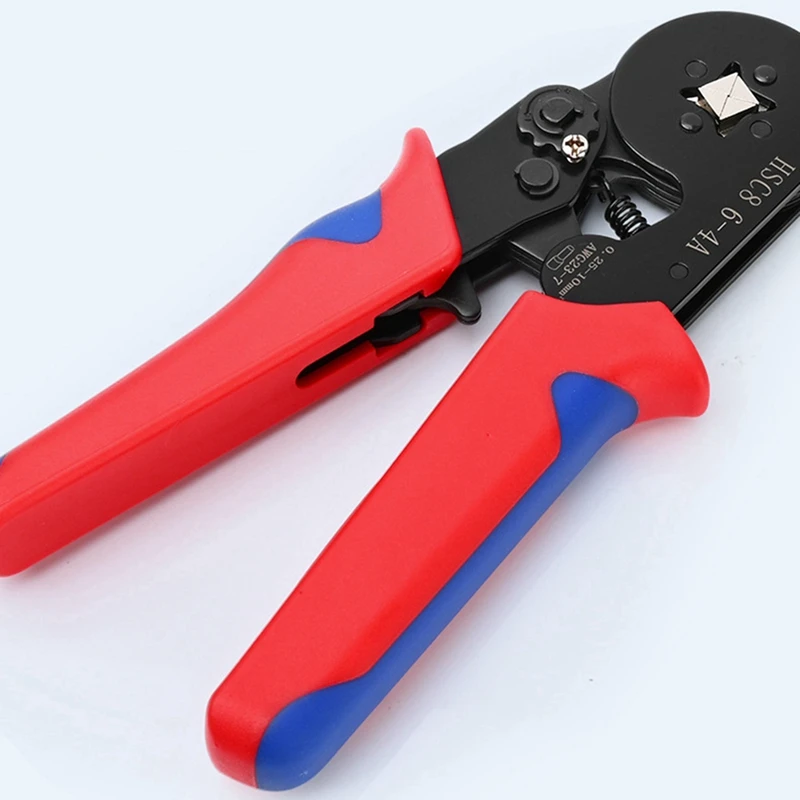 Crimping Pliers HSC8 6-4A Tubular Terminal Exquisite Storage Box Crimper Wire Mini Ferrule Crimps Tools Electrical Kit