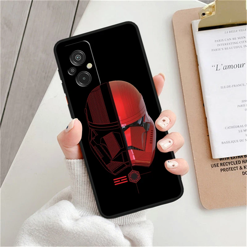 S-tar W-ars Art For Xiaomi Redmi K60 12C 12 11A A1 11 10C 10X 9T 9C 9AT 8A Pro Silicone Black Phone Case