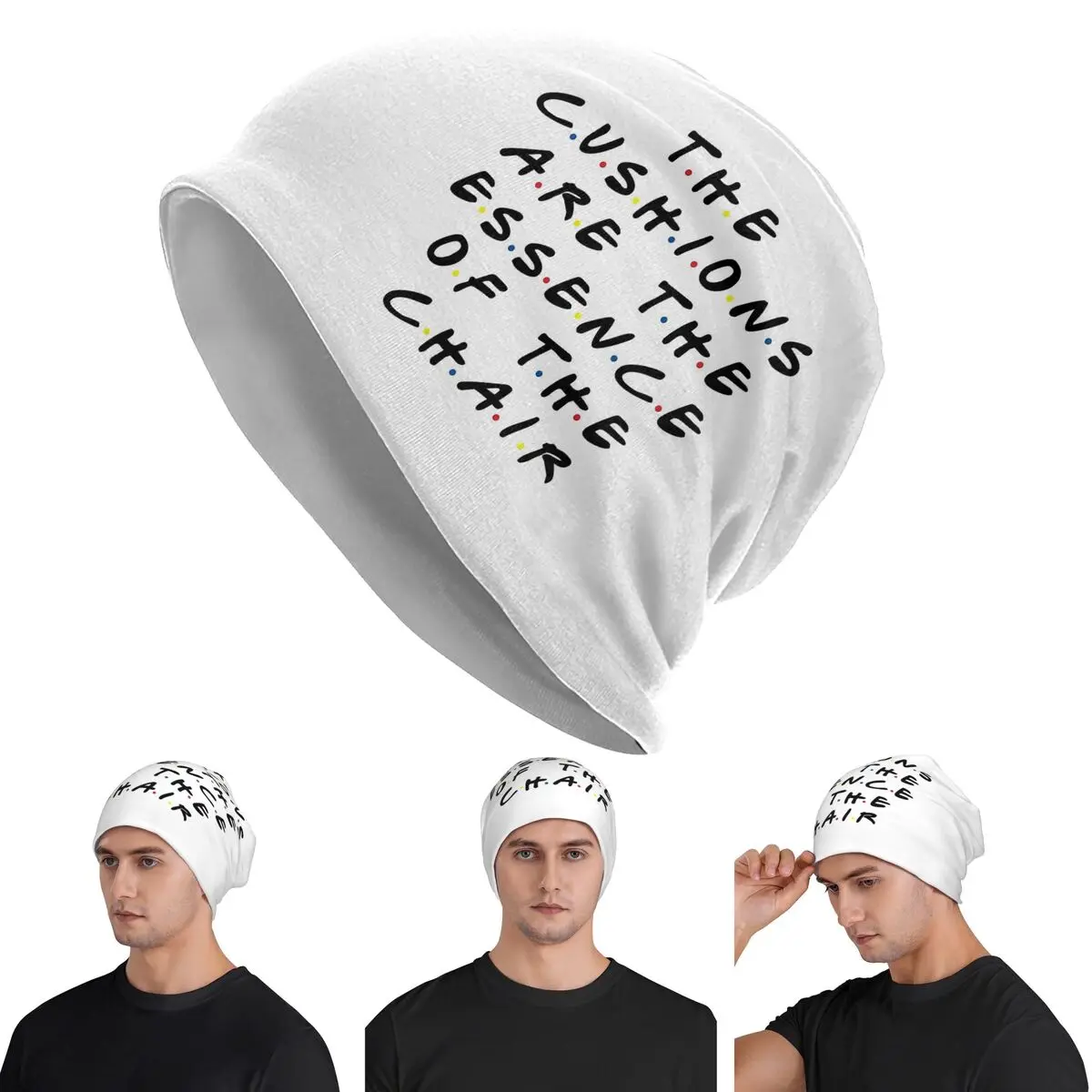 

The Cushions Are The Essence Of The Chair Skullies Шапки-бини Теплые осенне-зимние уличные шапки Вязаные шапки для унисекс
