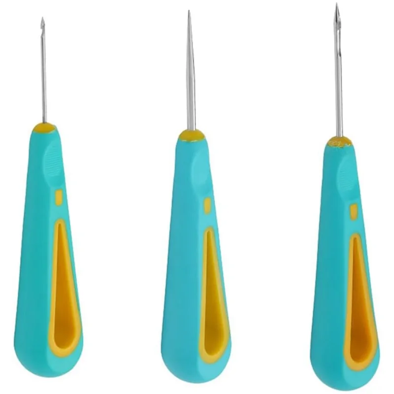3PCS Runde Loch Kegel Hand Bohrer Punch Nadel Kerze Docht Werkzeug Für Kerze Herstellung-ABQU