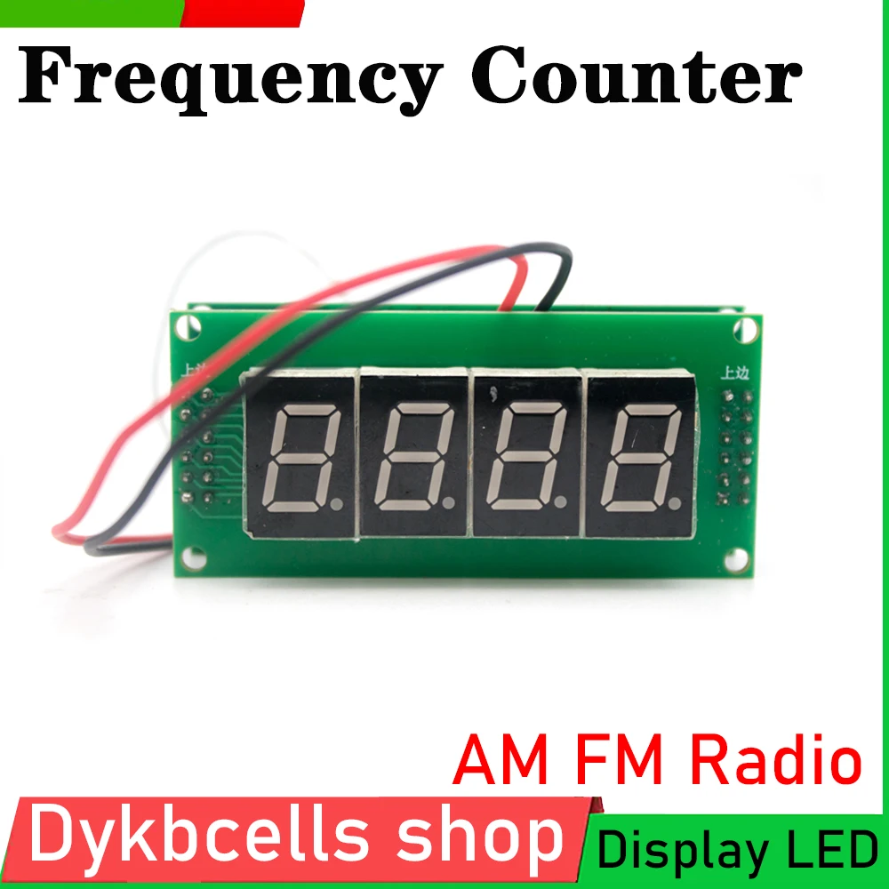 frequency counter meter AM FM radio receive Digital display LED for DC 9V-12V POWER  Ham Amplifier