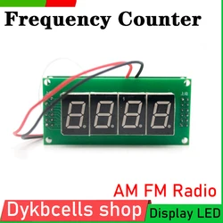 frequency counter meter AM FM radio receive Digital display LED for DC 9V-12V POWER  Ham Amplifier