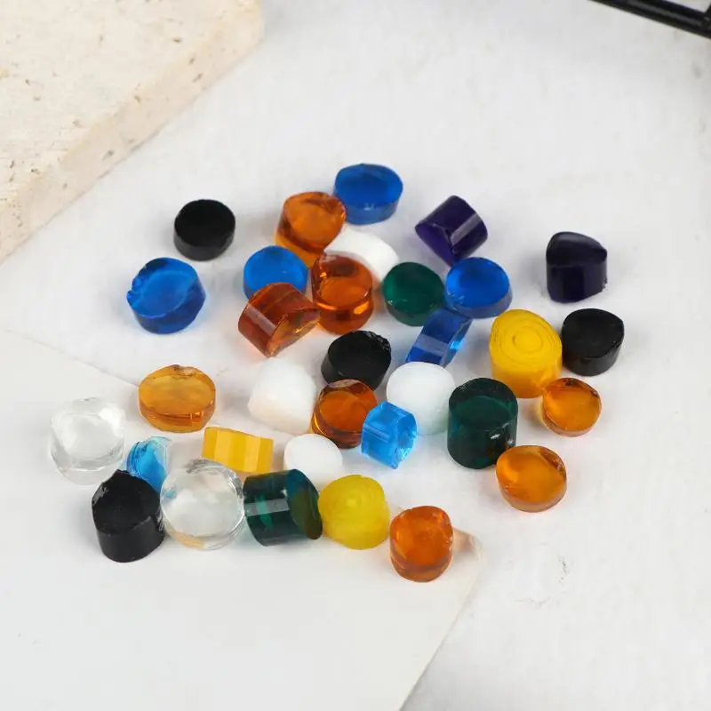 Opal Confetti Millefiori Dichroic Glass Material for DIY Jewelry Crafting Fused Colorful Handmade Accessories