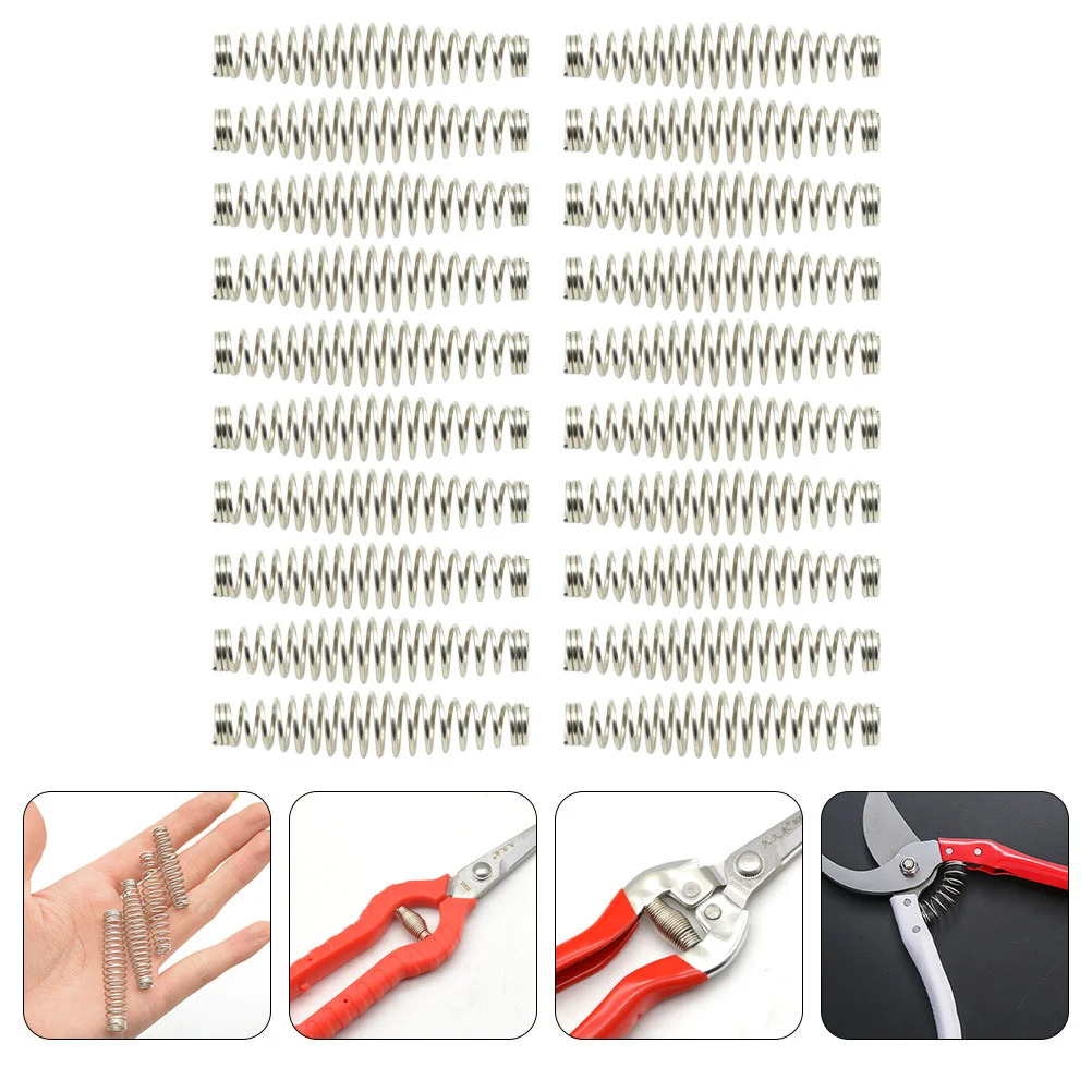 

20 Pcs Garden Shears Spring Precision Springs Pruners Durable for Transplanting Parts Stainless Steel