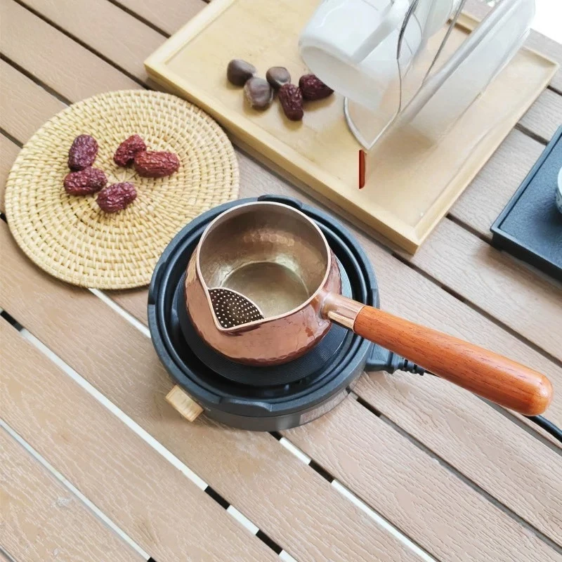Thickened Tea Pot Stove Set Side Handle Small Milk Pot