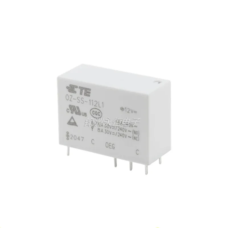 1Pcs OZ-SS-112L1 OZ SS 112L1 12VDC 12V relay 16A 8PIN Original New TE Power relay