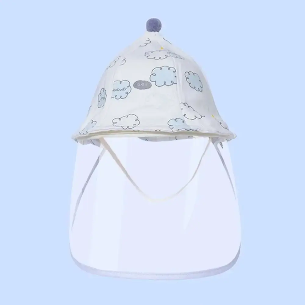 

Anti-Droplet Baby Fisherman Cap Cotton Detachable Newborn Protective Hat Protective Thin Model Face Mask Hat Spring Season