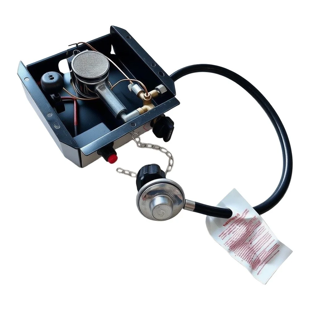 47000 BTU Patio Heater Burner Module Replacement Kit With Regulator Assembly & Safety Valve For Outdoor Heater