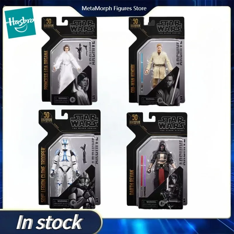 

Original Hasbro Star Wars The Black Series Obi-Wan Kenobi/Darth Revan/Legion Clone Trooper/Princess Leia Organa Anime Figure