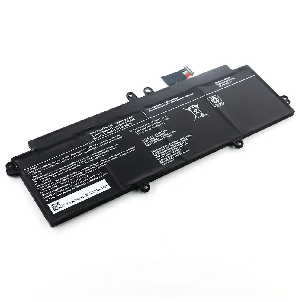 Imagem -03 - Shuozb-bateria do Portátil para Toshiba Dynabook Ps0011ua1brs X30l-j Pcr10t04n00x Pcr10l13l011 Ps0010ua1brs 15.4v 53wh 3450mah