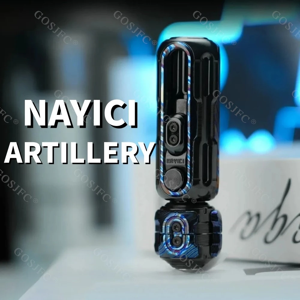 NAYICI EDC Artillery Zirconium Mechanical Ejection Magnetic Compound Toy Anxiety Toys Autism Sensory Toys Fidget Toys For Adults