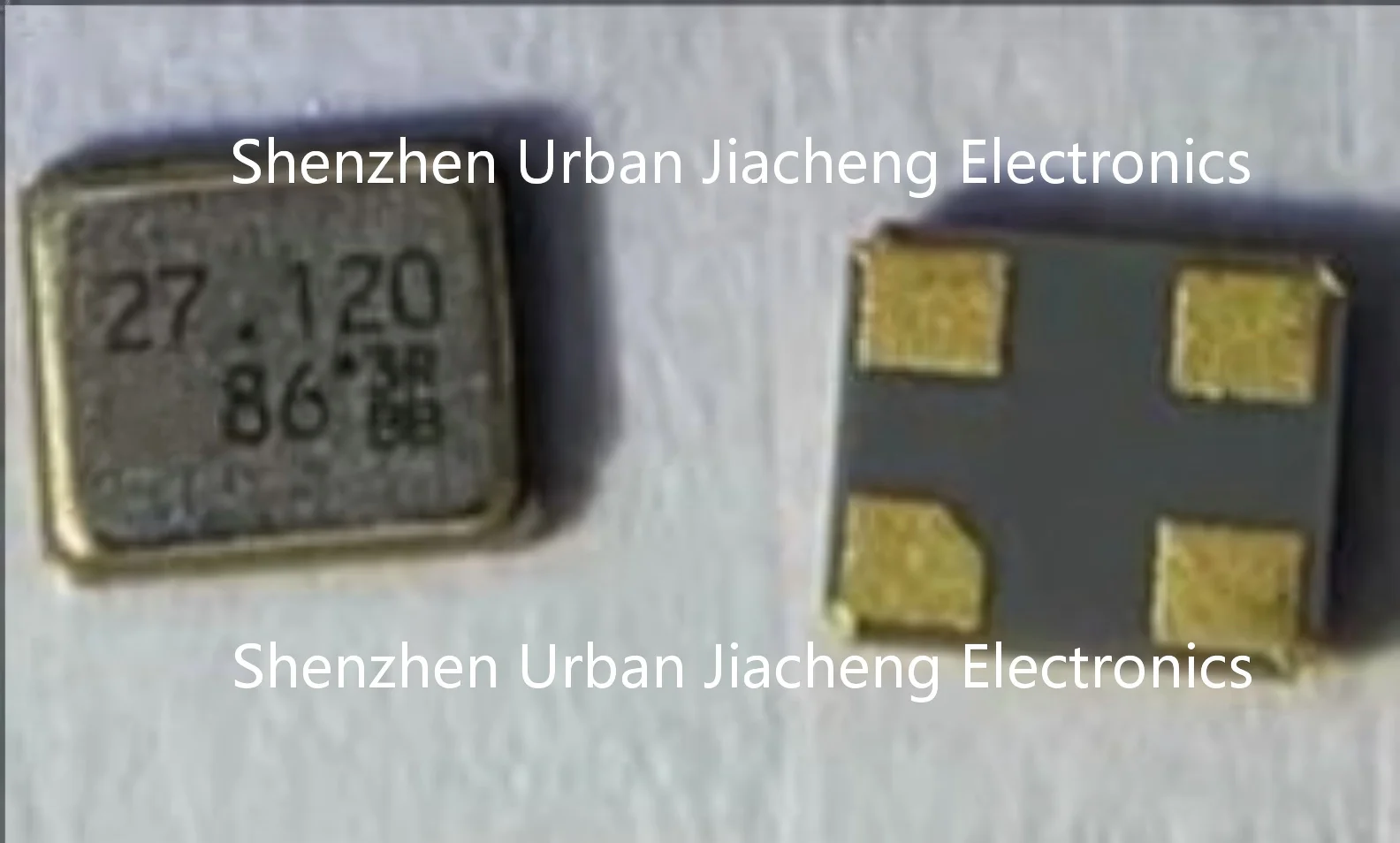 Résonateur à quartz SMD métallique 3225 à 4 broches 27,120 MHz, cristal NX3225SA-27.120MHZ