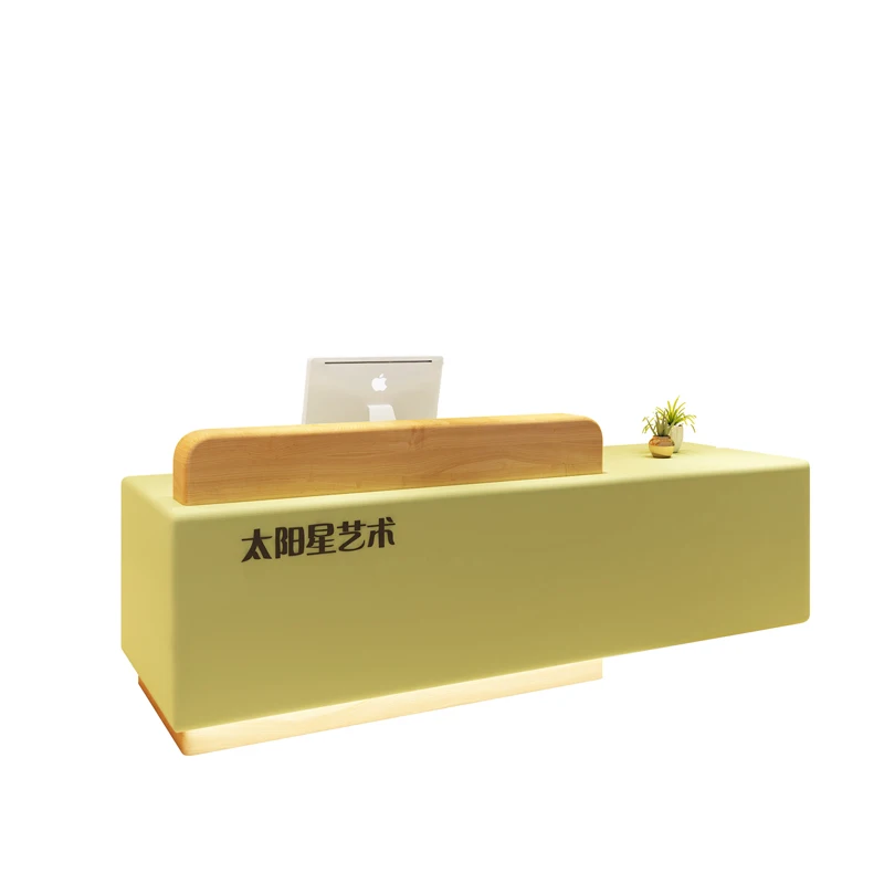 Creative Storage Reception Desk Modern Nordic Minimalist Reception Desks Trendy Luxury Recepcion Mostrador Office Furniture