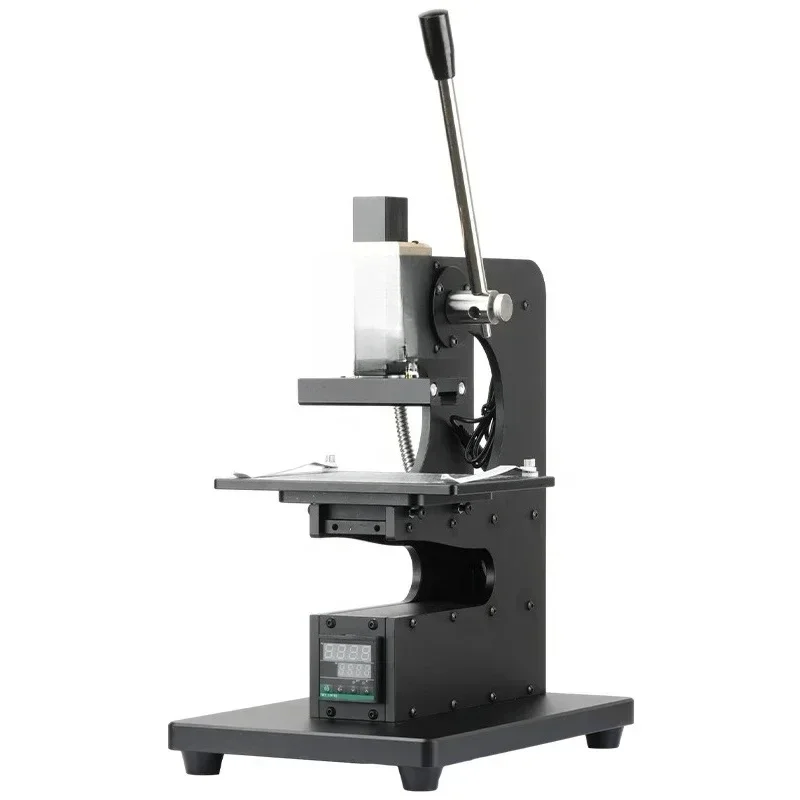 

Leather Stamping Machine Small Gold Silver Foil Manual Hot Stamping High Efficiency Embossing Machine with Infrared Positioning