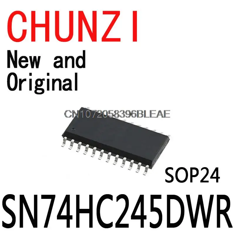 10PCS New and Original 74HC245D SOP24 74HC245 SOP SMD SN74HC245DWR 