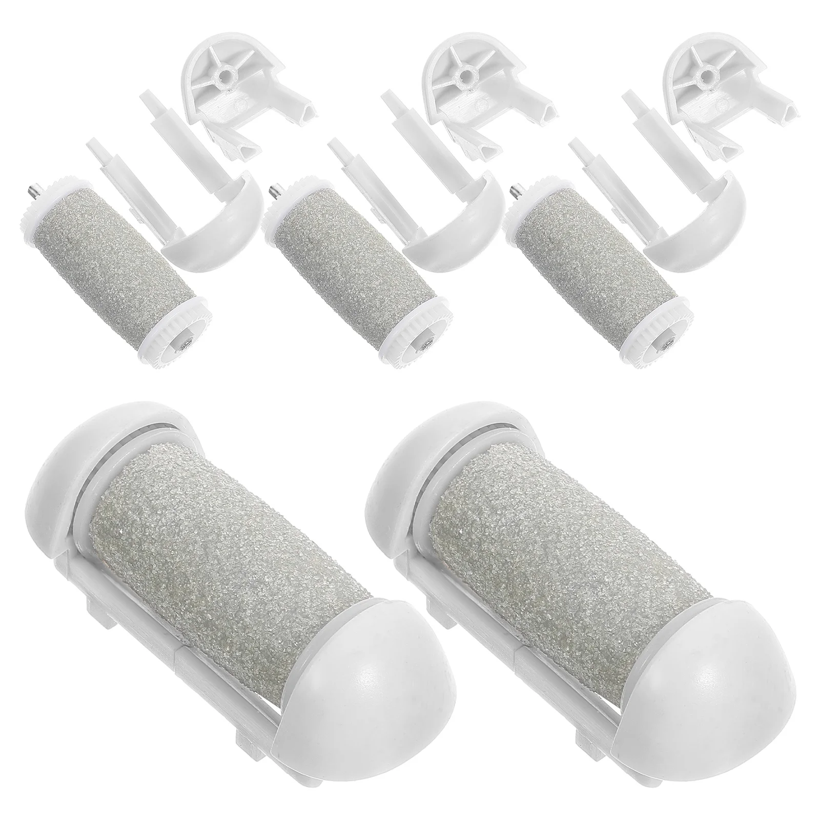 5 Pcs Electric Foot Grinder Accessories Razors Pedicure Kit File Roller Rollers Heads Tool