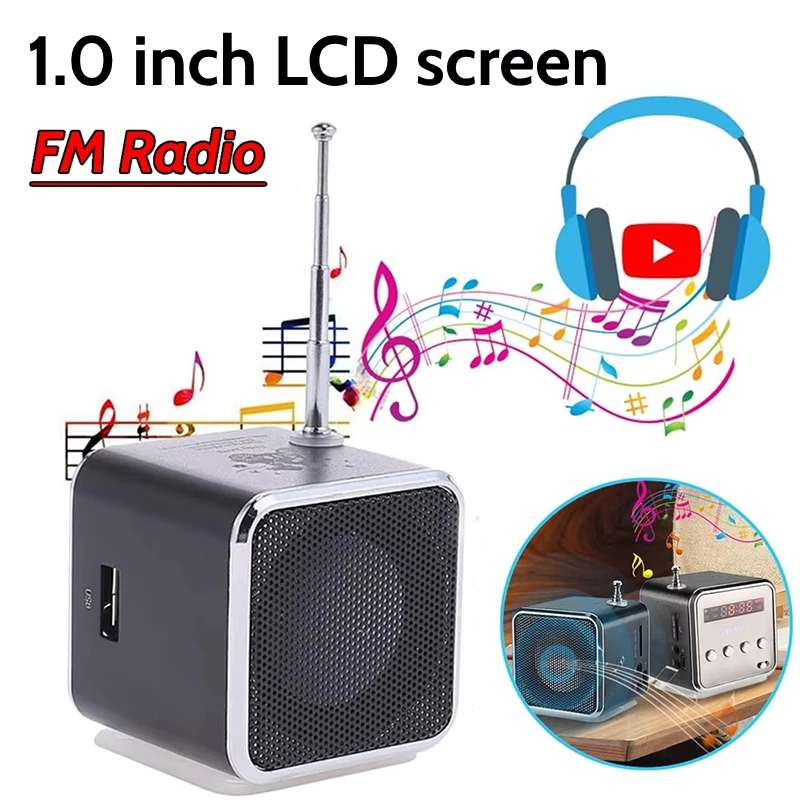 Portable Radio FM Portable Mini Radio With Antenna Mini High