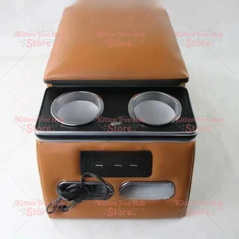 Modified parts of second row middle storage box   rear armrest    general-purpose vehicle