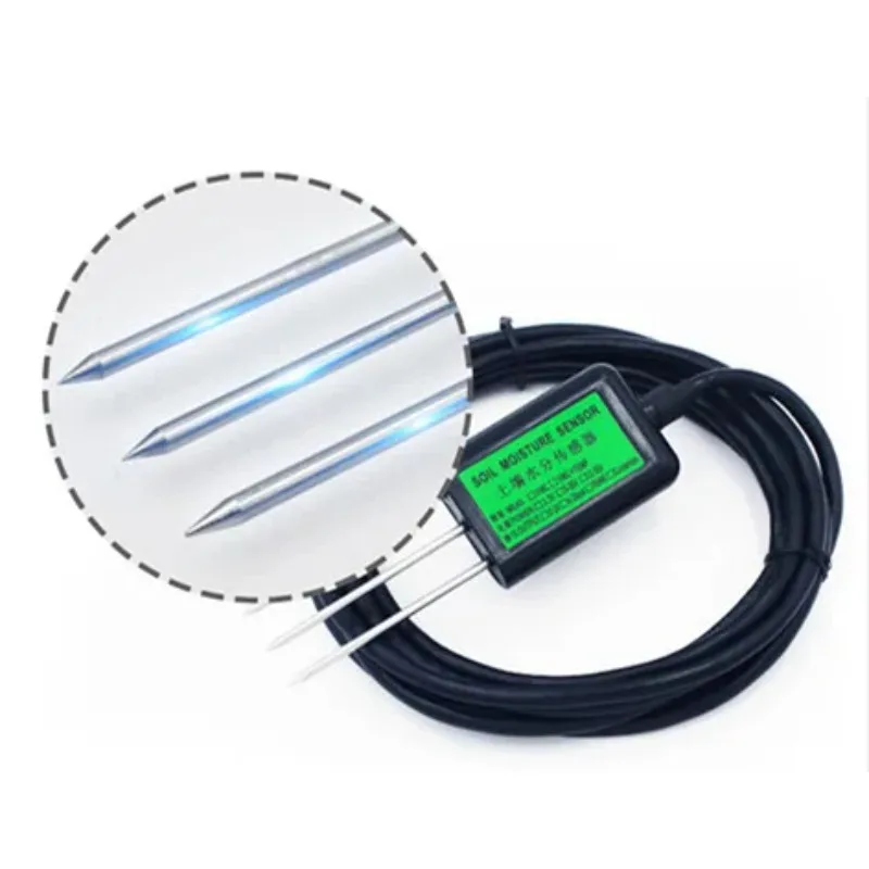 Sensor de umidade e temperatura do solo IP68 de alta qualidade 4-20mA Premium para teste de estufa