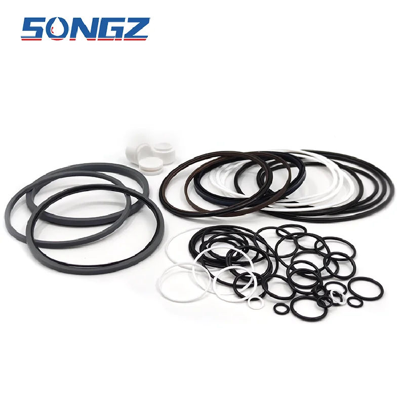 Broken Hammer Rod Seals Gray Excellent Resilience apply for SB151 Breaker Oil Seal  repair Kit for Excavator