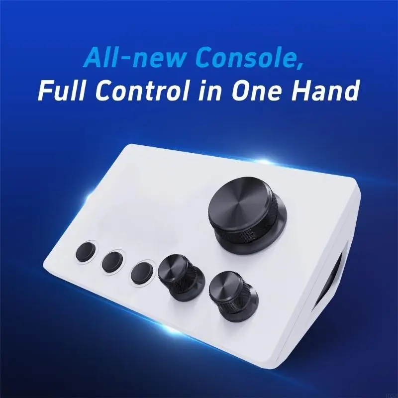 Multifunctional Digital Keyboard Screen Knob Programming Desktop Integrated Controller Live Broadcast Console HX5E