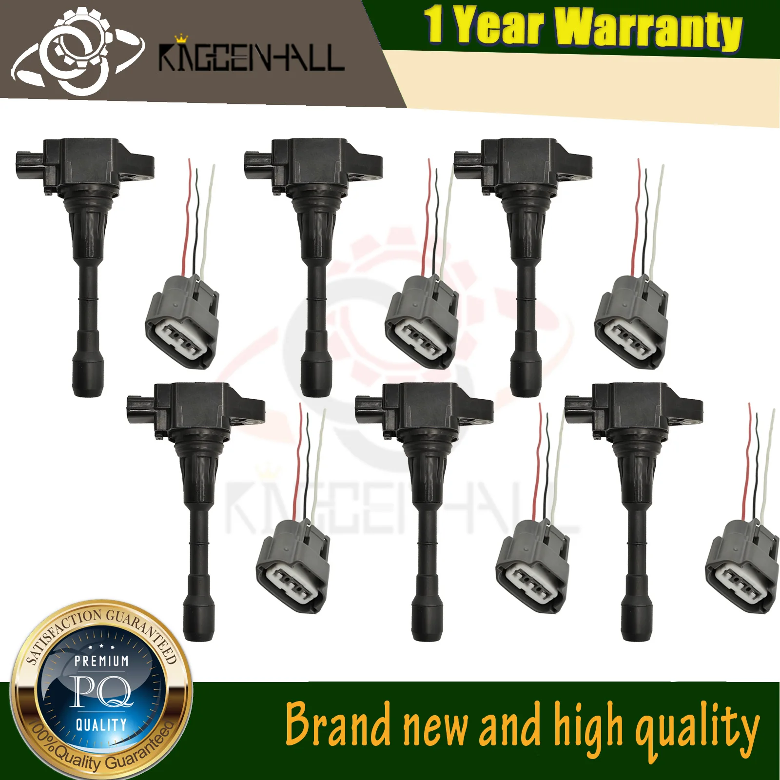 

BAEA158E 358057691 new Ignition Coils&plug 22448-JA10C Compatible with INFINITI QX60 Nissan 350Z Altima Maxima 3.5l Frontier 4.0