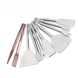 Electric Hammer Impact Copper Dismantling Widened Flat Chisel Dismantling Motor Dismantling Tile Wide Flat Shovel Chisel Pickaxe