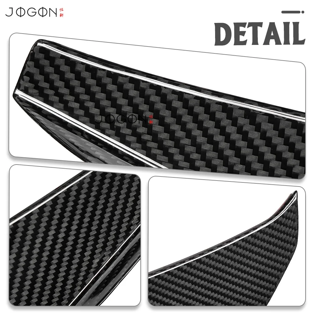 JOGON Carbon Fiber Car Front Side Splitter Canard For Chevrolet Corvette C8 Z06 Z07 LT6 ZR1 Coupe Convertible HTC 2023 2024 2025